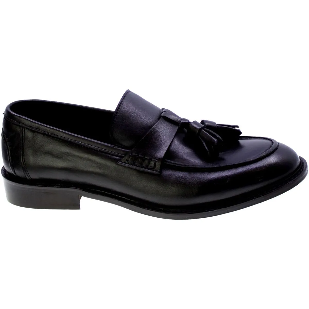 Mocassino Nappine Uomo Nero 603
