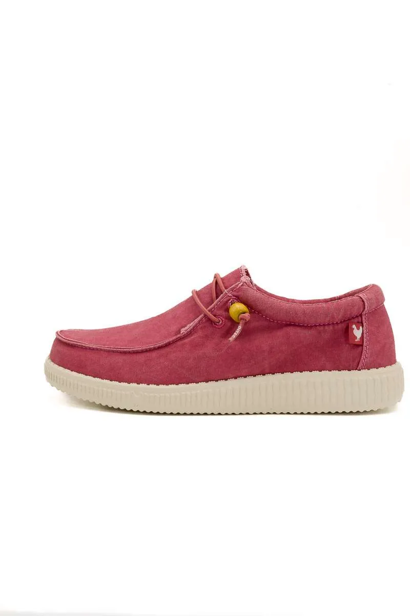 Mocasín color fresa de Walk in Pitas