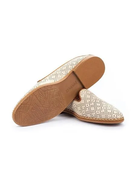 mocasín pikolinos merida marfil para mujer