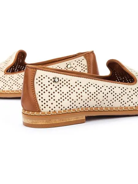 mocasín pikolinos merida marfil para mujer
