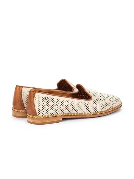 mocasín pikolinos merida marfil para mujer