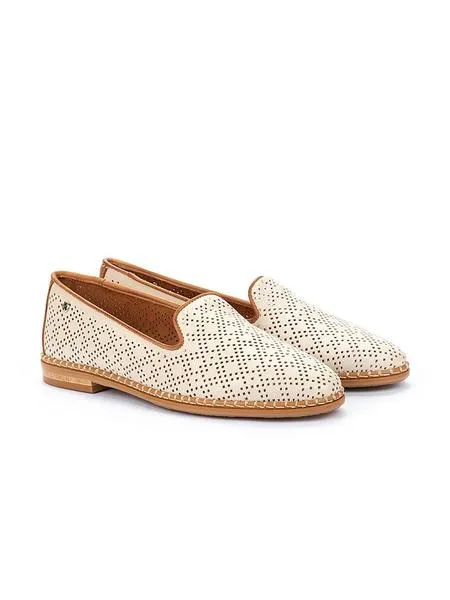 mocasín pikolinos merida marfil para mujer