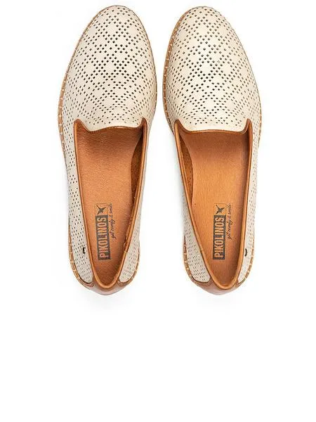 mocasín pikolinos merida marfil para mujer