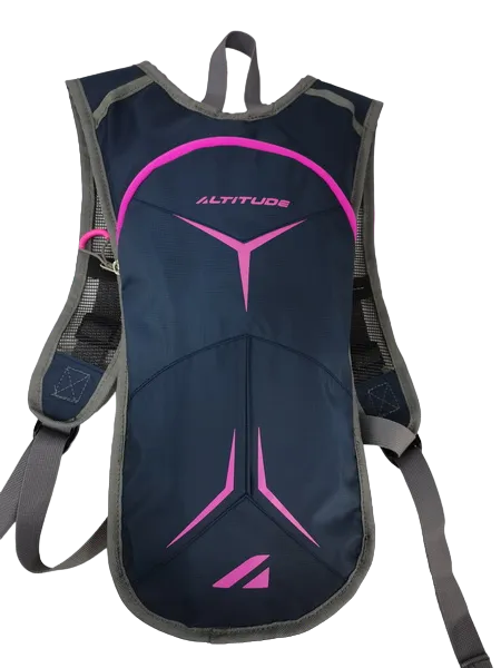 Mochila Hidratación Altitude 12 L Azul/Rosado
