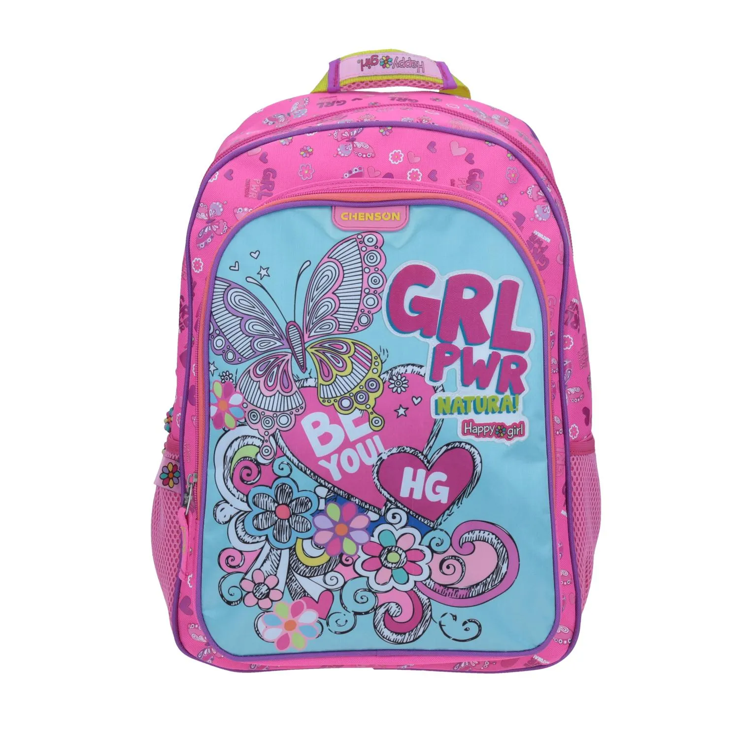 Mochila Rosa Girl Power Happy Girl