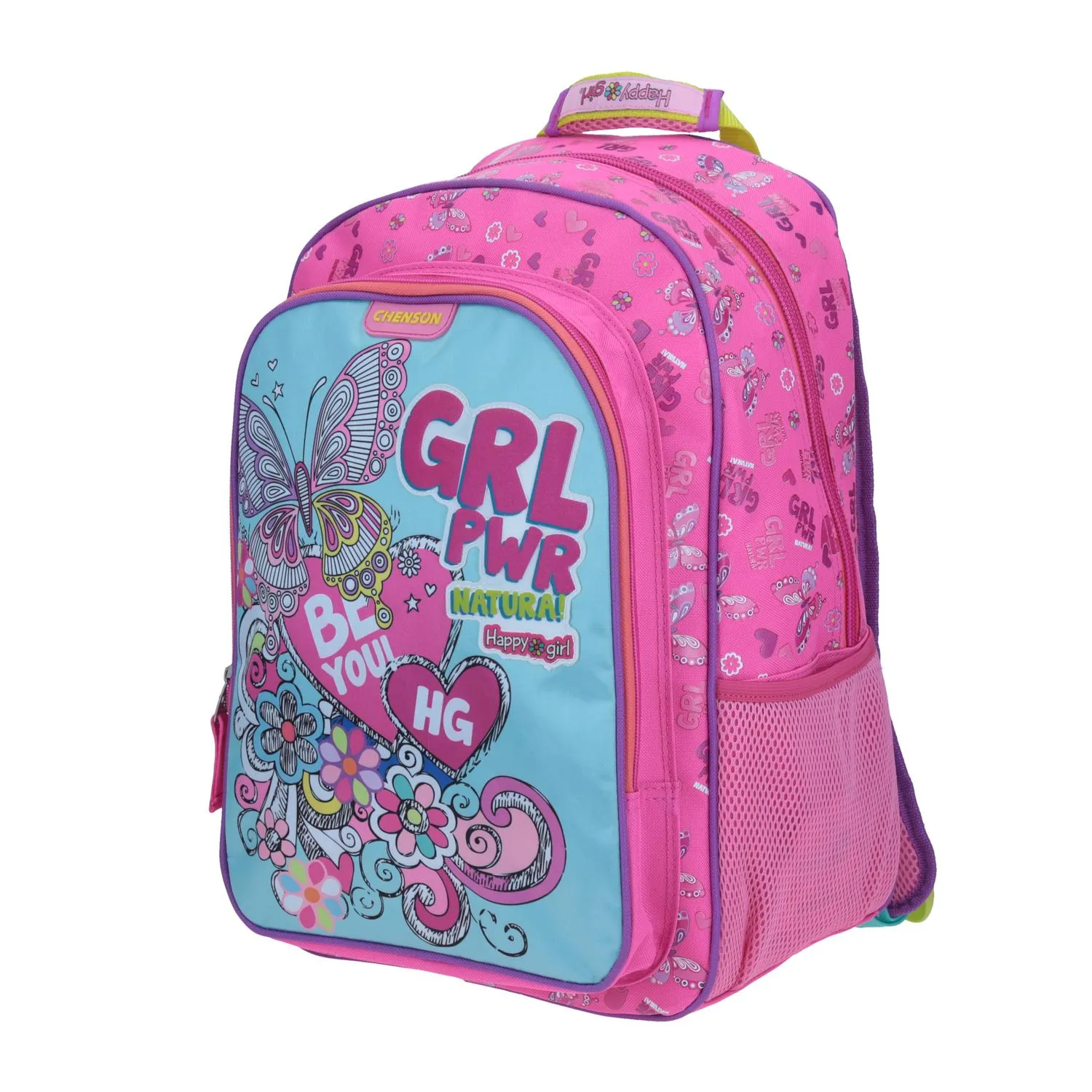 Mochila Rosa Girl Power Happy Girl