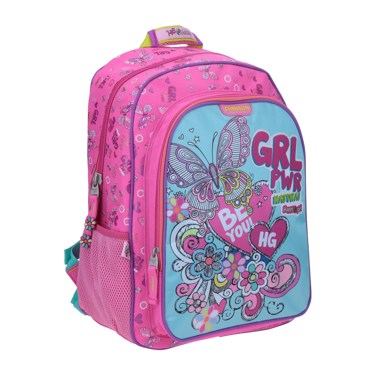 Mochila Rosa Girl Power Happy Girl