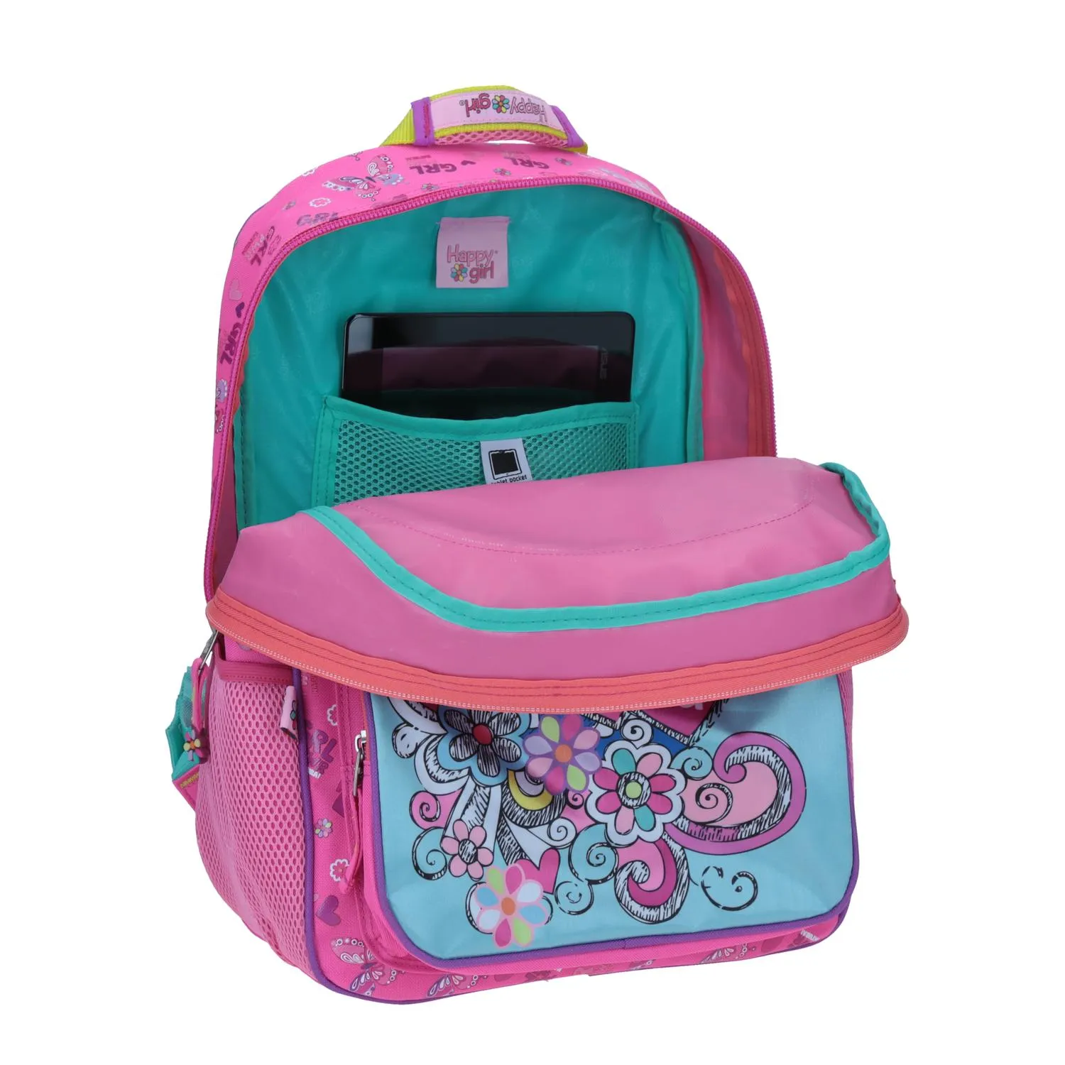Mochila Rosa Girl Power Happy Girl