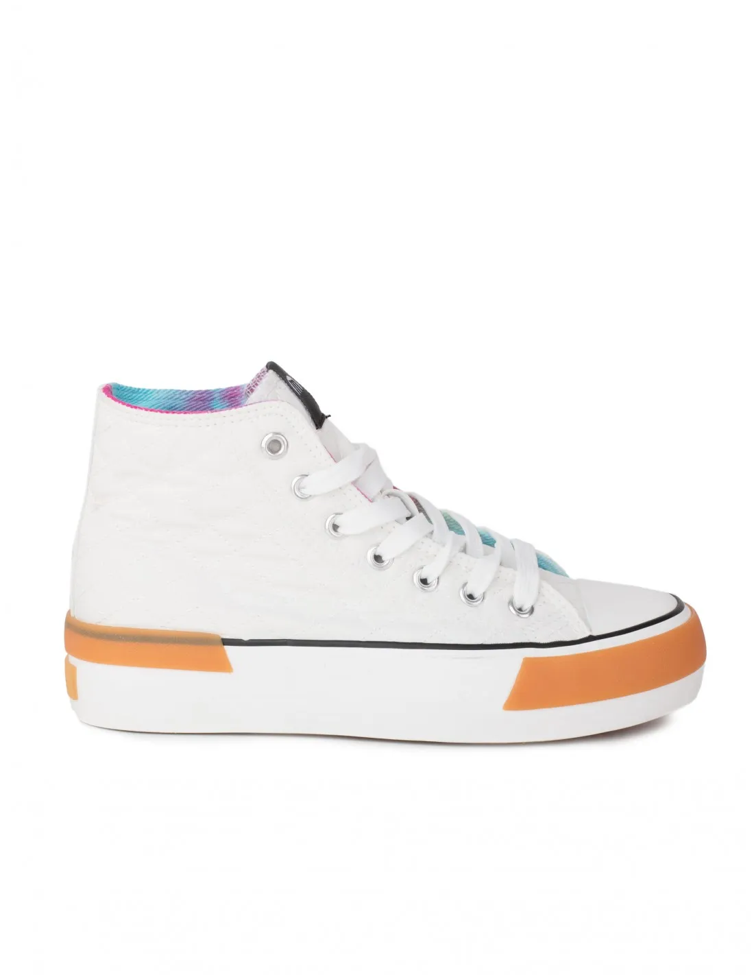 MUSTANG Zapatillas Altas Blancas Tie Dye