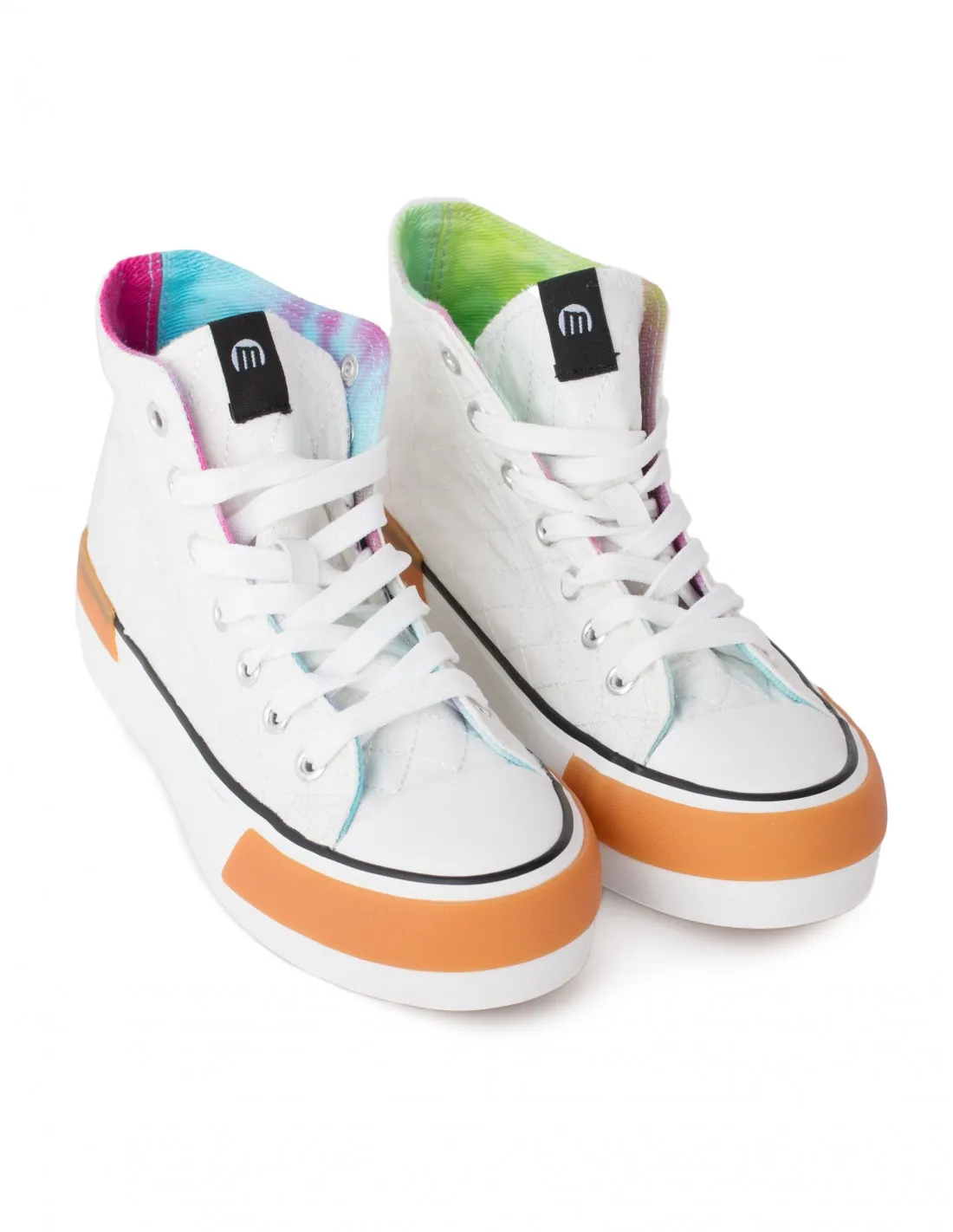 MUSTANG Zapatillas Altas Blancas Tie Dye