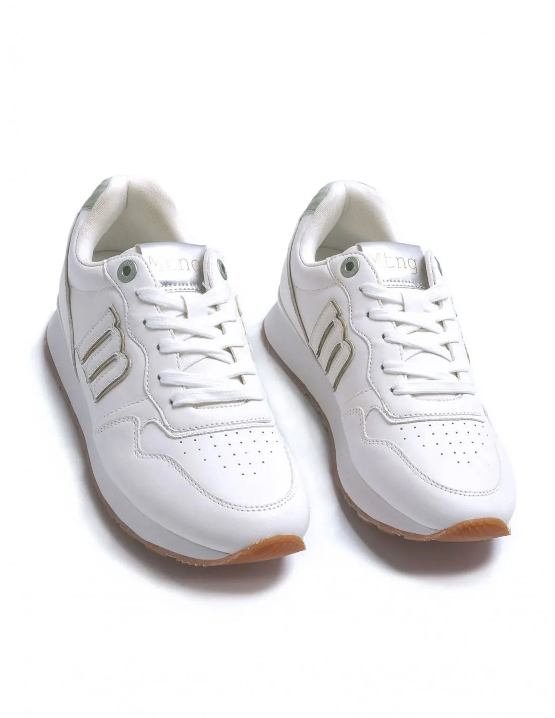 MUSTANG Zapatillas Cuña Interior Blancas