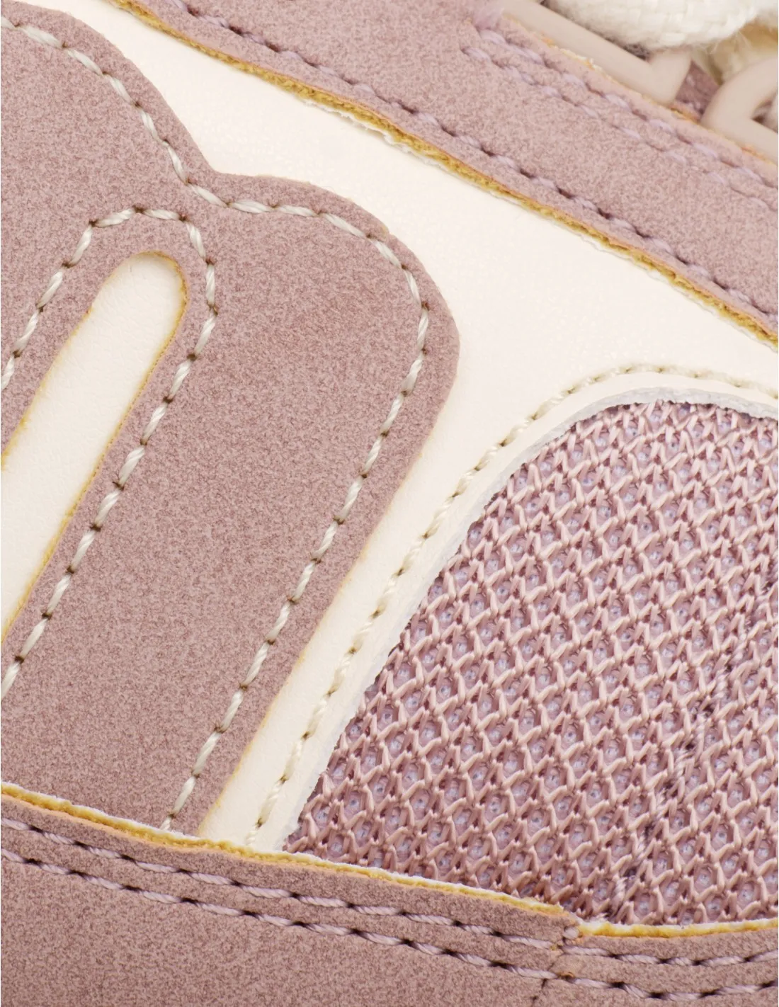 MUSTANG Zapatillas Retro Plataforma Beige