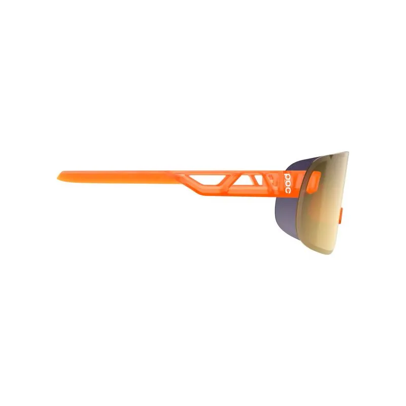 Máscara POC Elicit (Fluo. Naranja Translúcido/Clarity Road/Partly Sunny Gold)