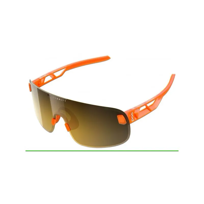 Máscara POC Elicit (Fluo. Naranja Translúcido/Clarity Road/Partly Sunny Gold)