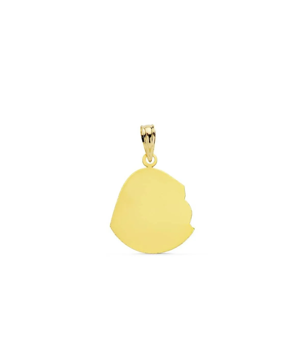 Médaille silhouette Vierge Macarena 18 K 17mm