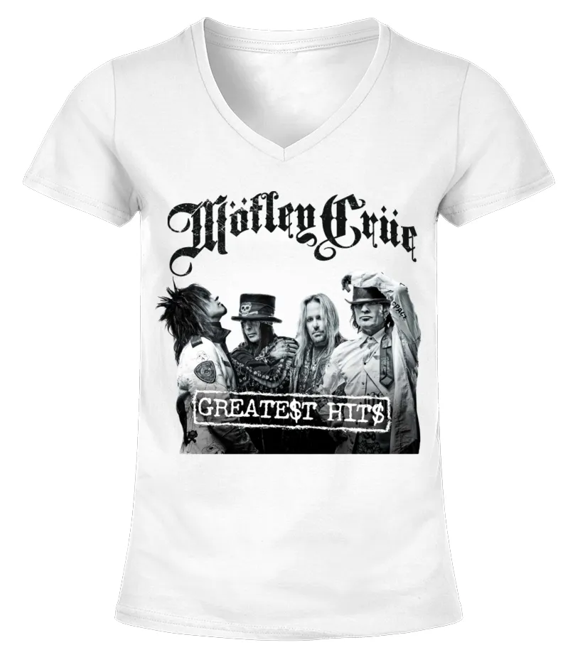 Mötley Crüe WT (8) Camiseta cuello pico Mujer