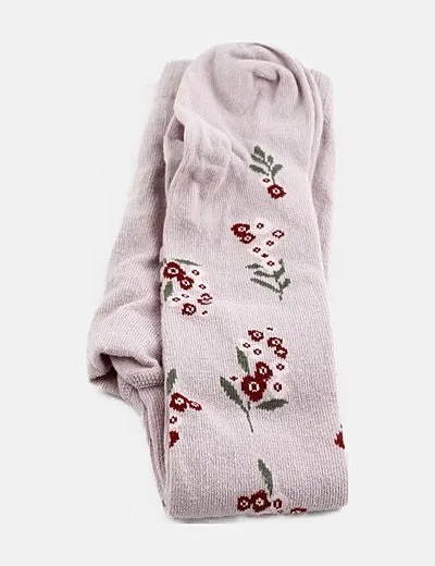 Name it Leotardos rosas con flores