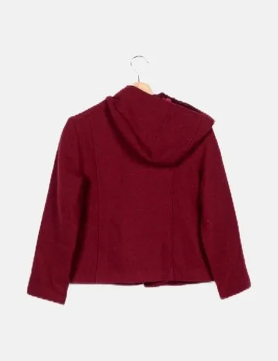 Nanos Parka burdeos con capucha