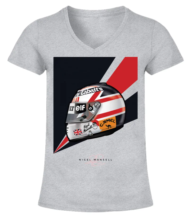Nigel Mansell GR (5) Camiseta cuello pico Mujer