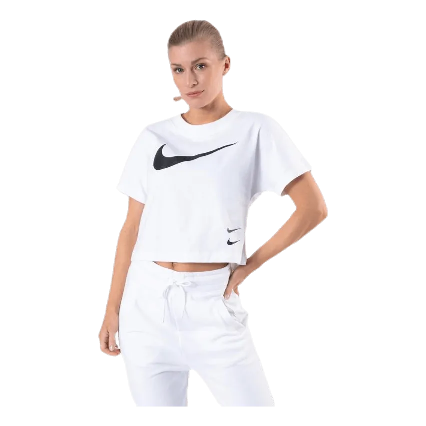 Nike Nsw Swoosh Top Ss White/Black
