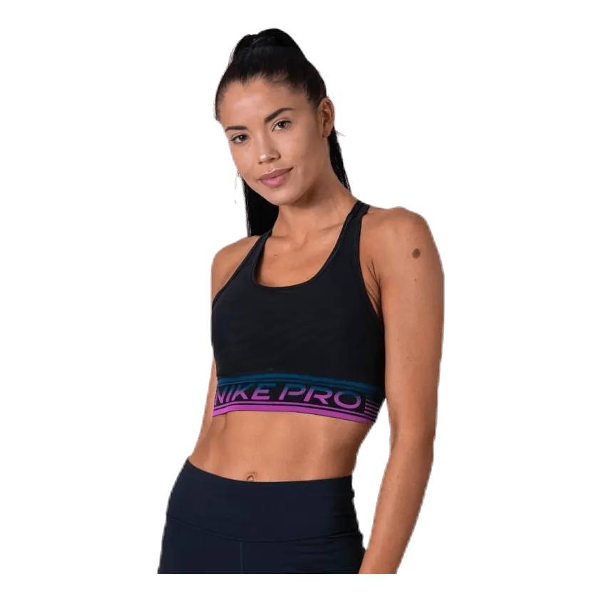 Nike Pro Medium Pad Mesh Bra Black