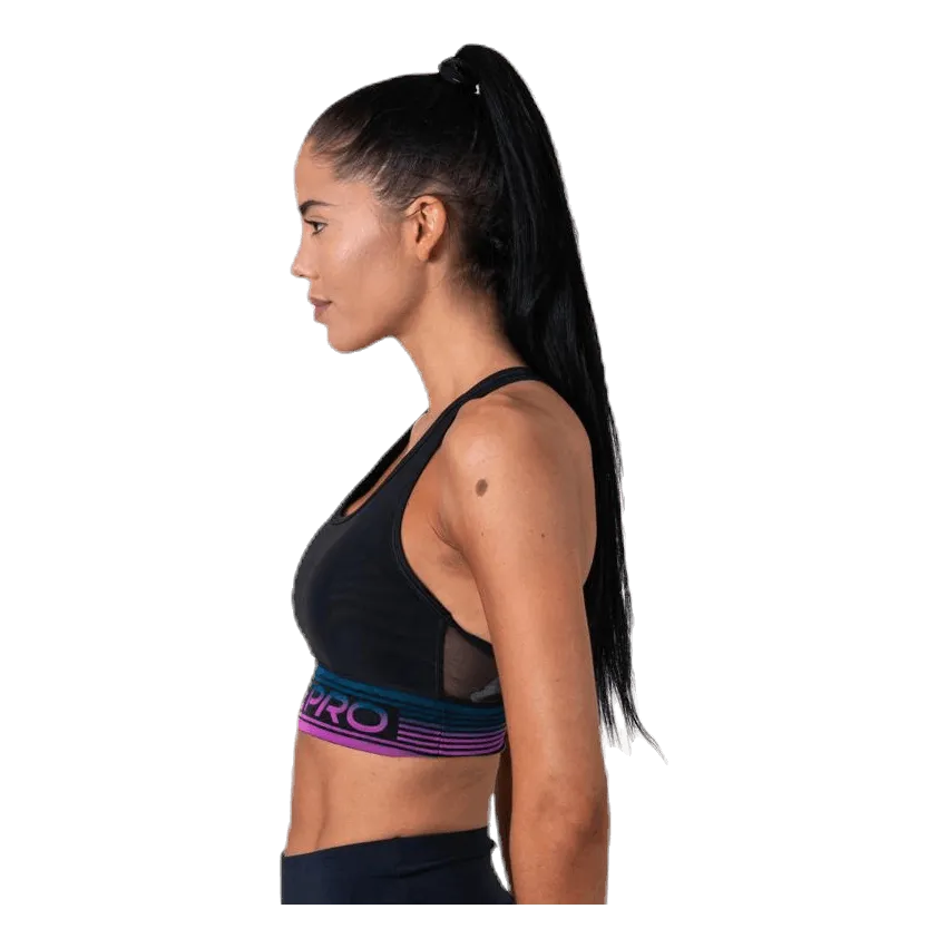 Nike Pro Medium Pad Mesh Bra Black
