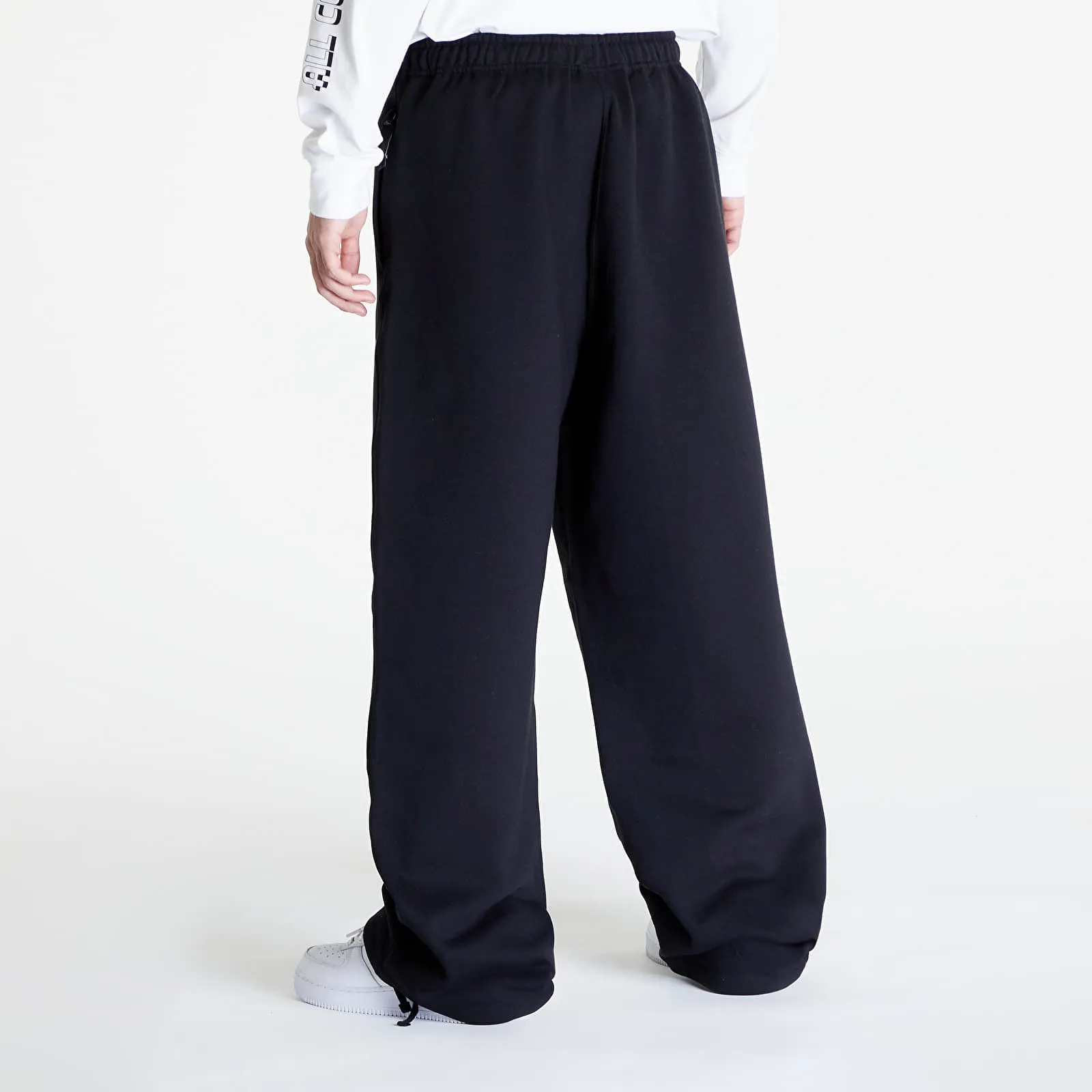 NIKE SOLO SWOOSH MEN'S OPENHEM BRUSHEDBACK FLEECE PANTS