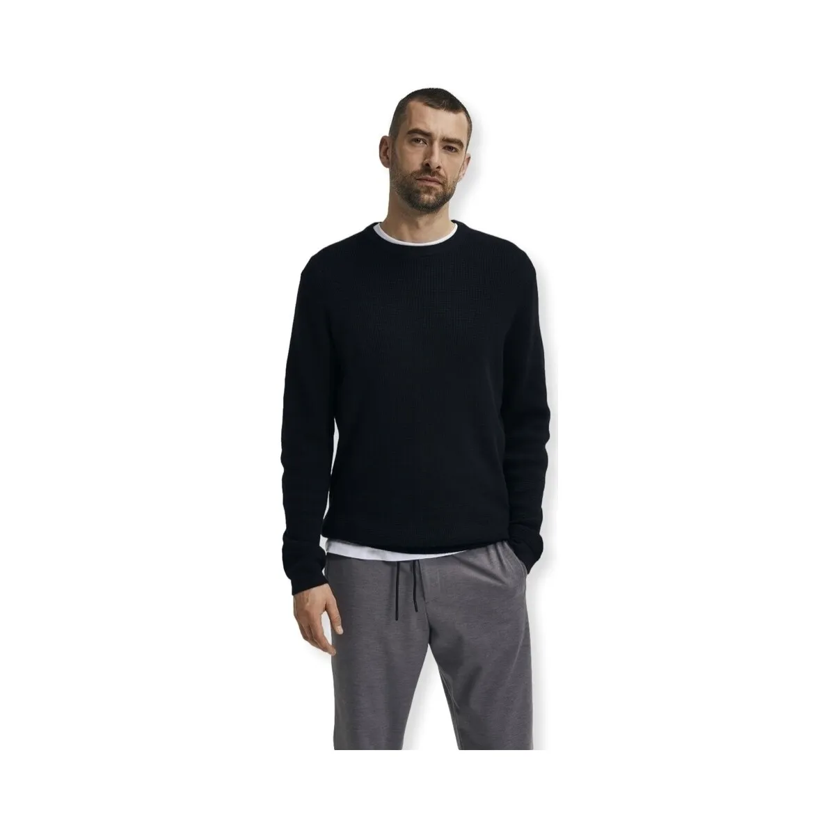 NOOS ROCKS KNIT L/S  BLACK