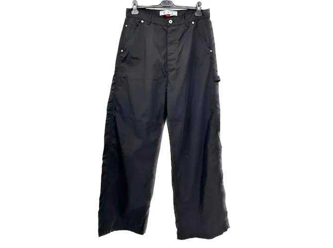 OFF WHITE PANTALóN OFFWHITE T.INTERNACIONAL L POLIéSTER NEGRO 