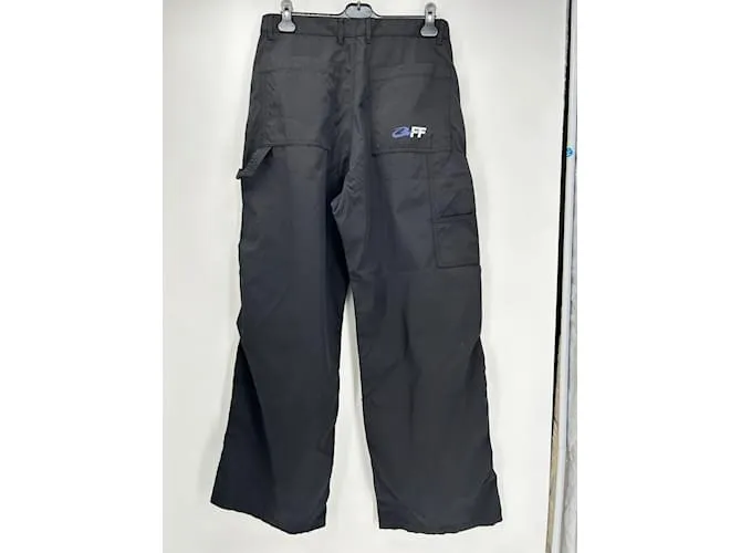 OFF WHITE PANTALóN OFFWHITE T.INTERNACIONAL L POLIéSTER NEGRO 