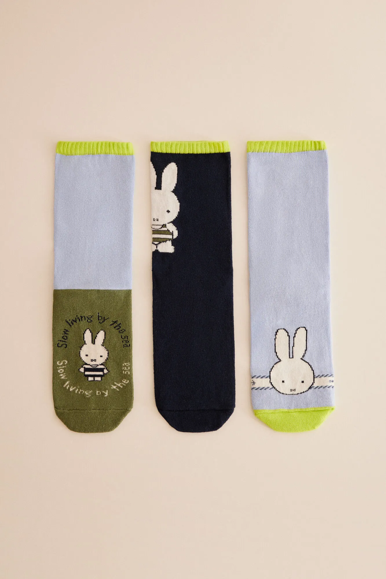 Pack 3 calcetines largos algodón Miffy