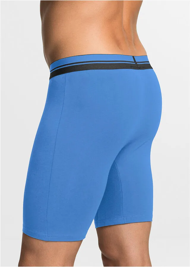 PACK DE 2 BOXER LARGOS NEGROAZUL