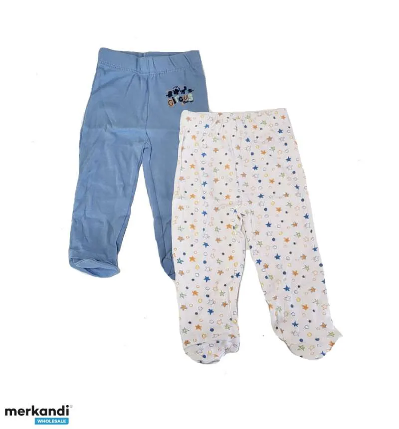 Pack de 2 pantalones de bebé Code con pies