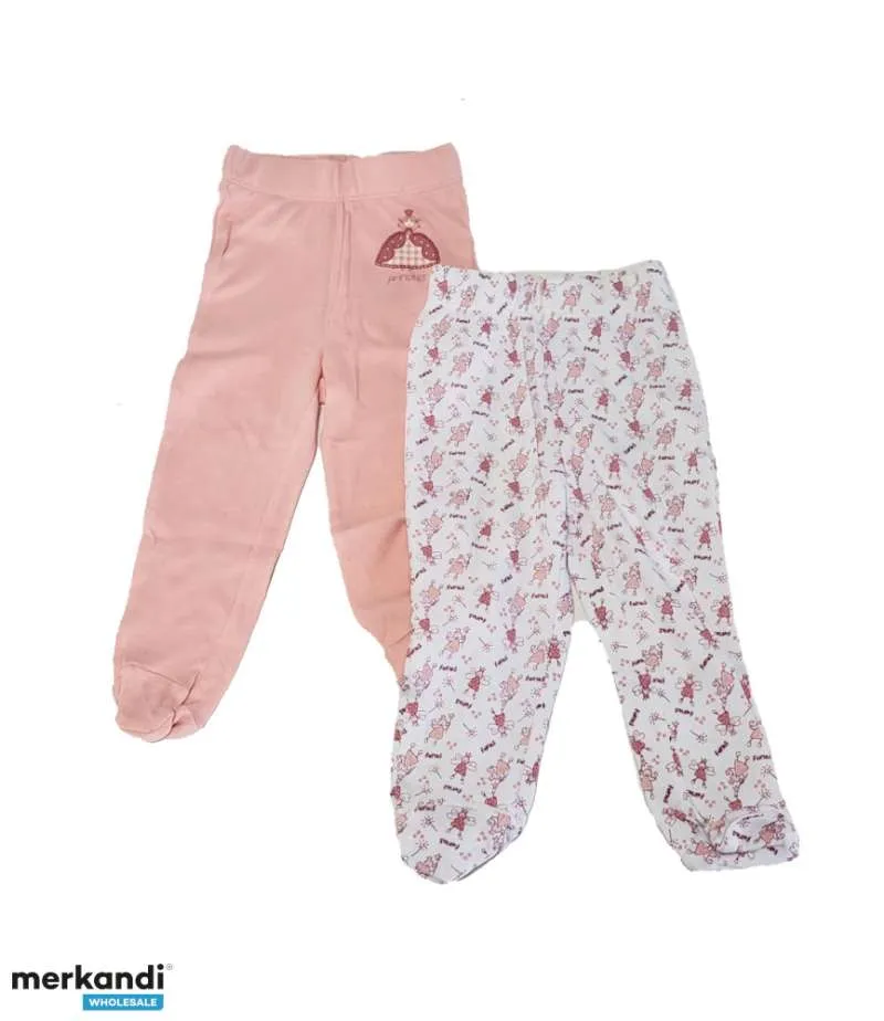 Pack de 2 pantalones de bebé Code con pies