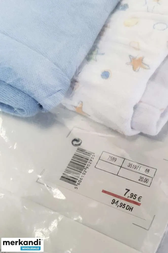 Pack de 2 pantalones de bebé Code con pies