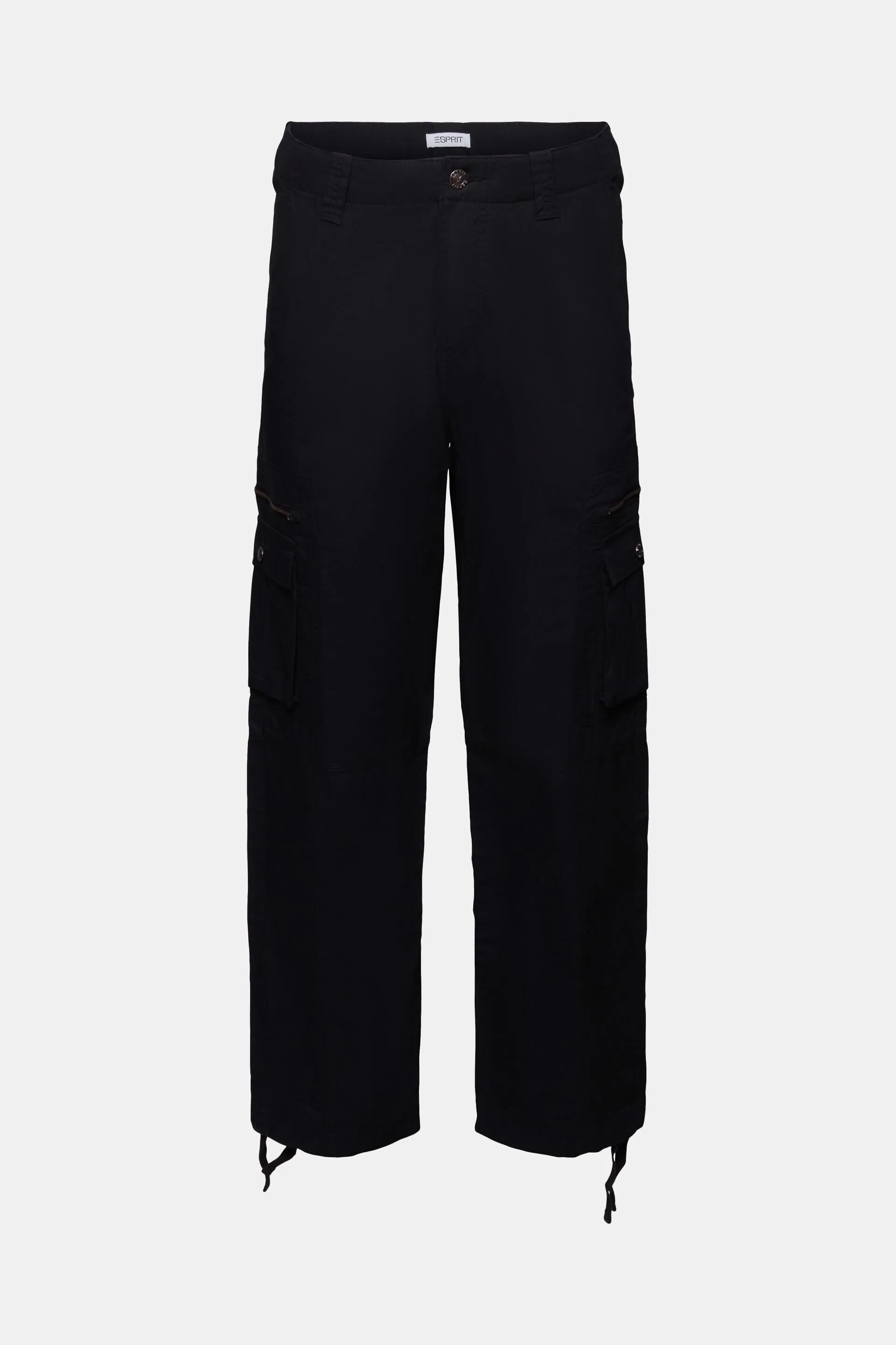 Pantalón cargo de sarga con corte Straight