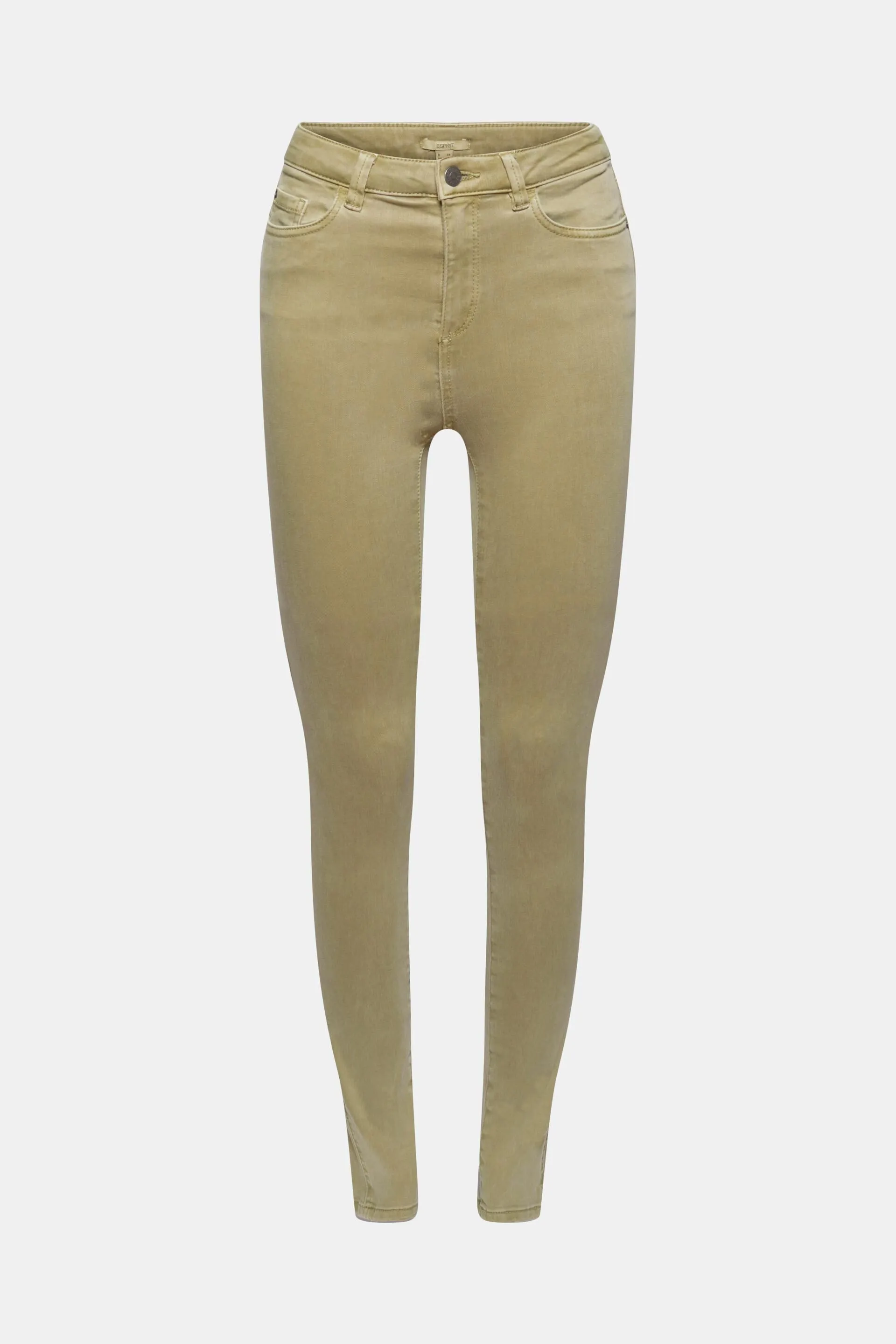 Pantalón suave de cintura alta con componente elástico