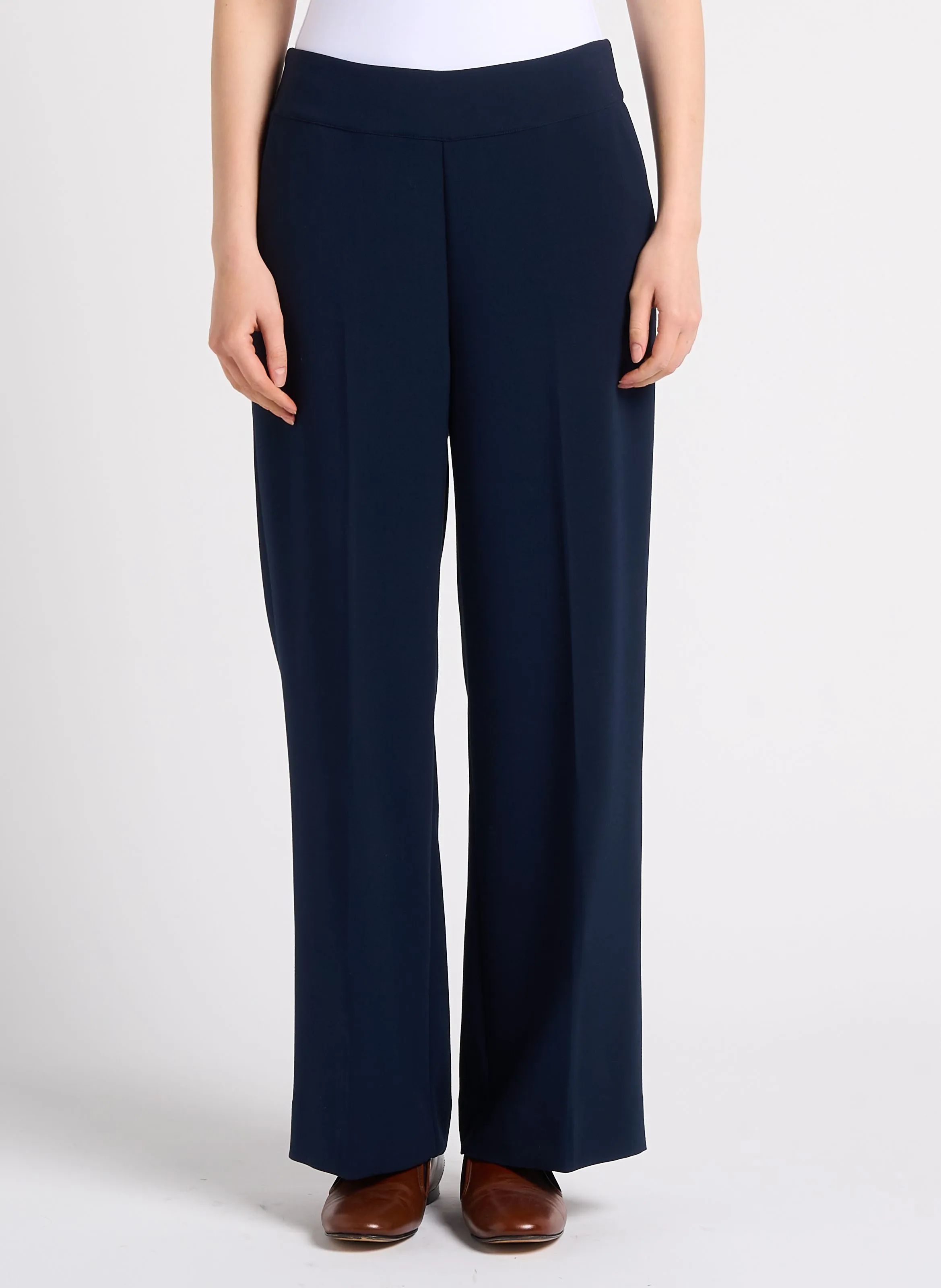 Pantalón ancho en azul