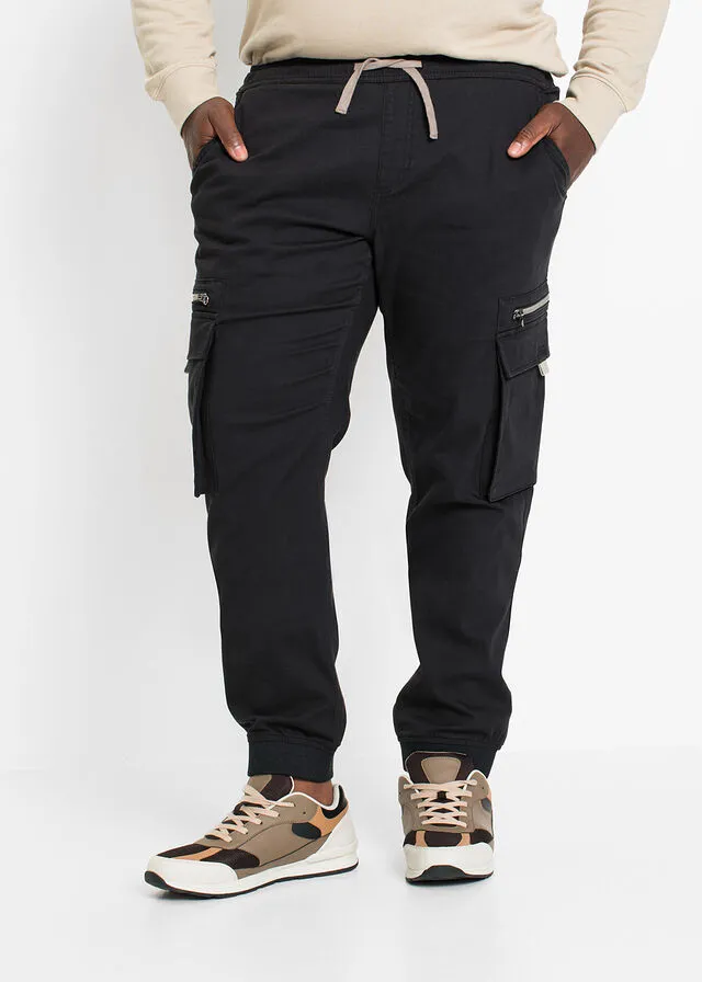 Pantalón con cinturilla elástica Negro