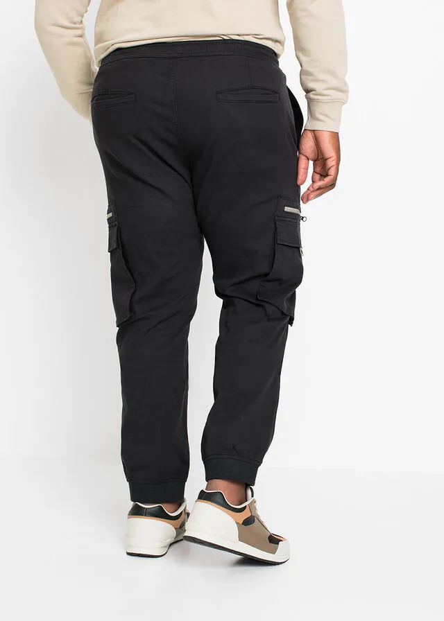 Pantalón con cinturilla elástica Negro
