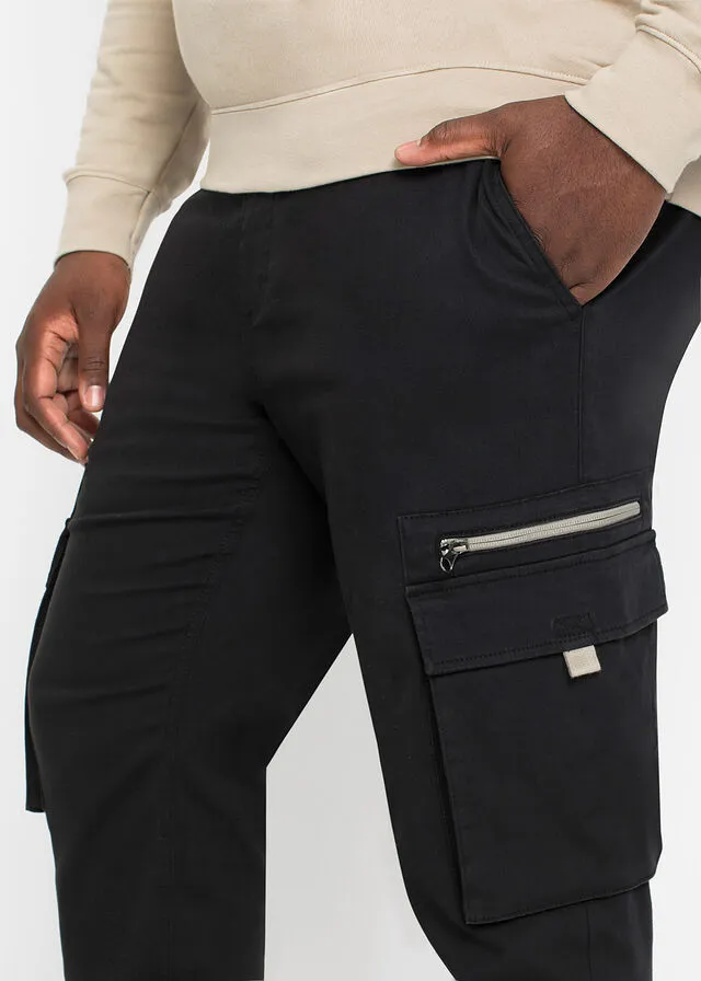 Pantalón con cinturilla elástica Negro