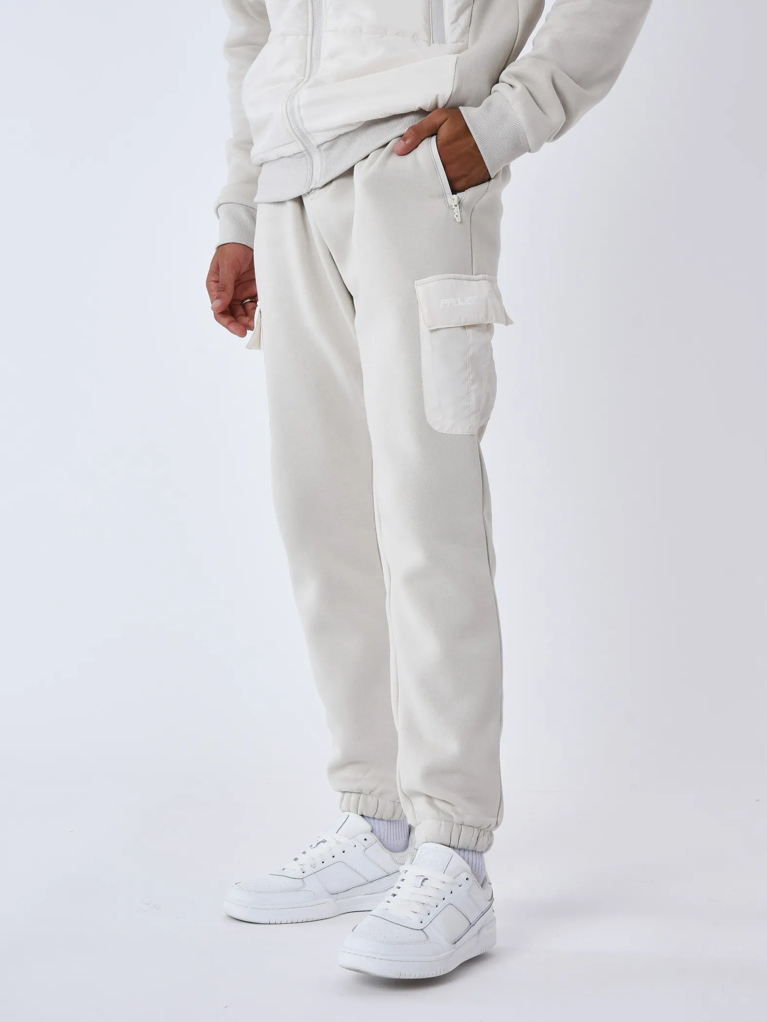 Pantalón de jogging con inserción bimaterial