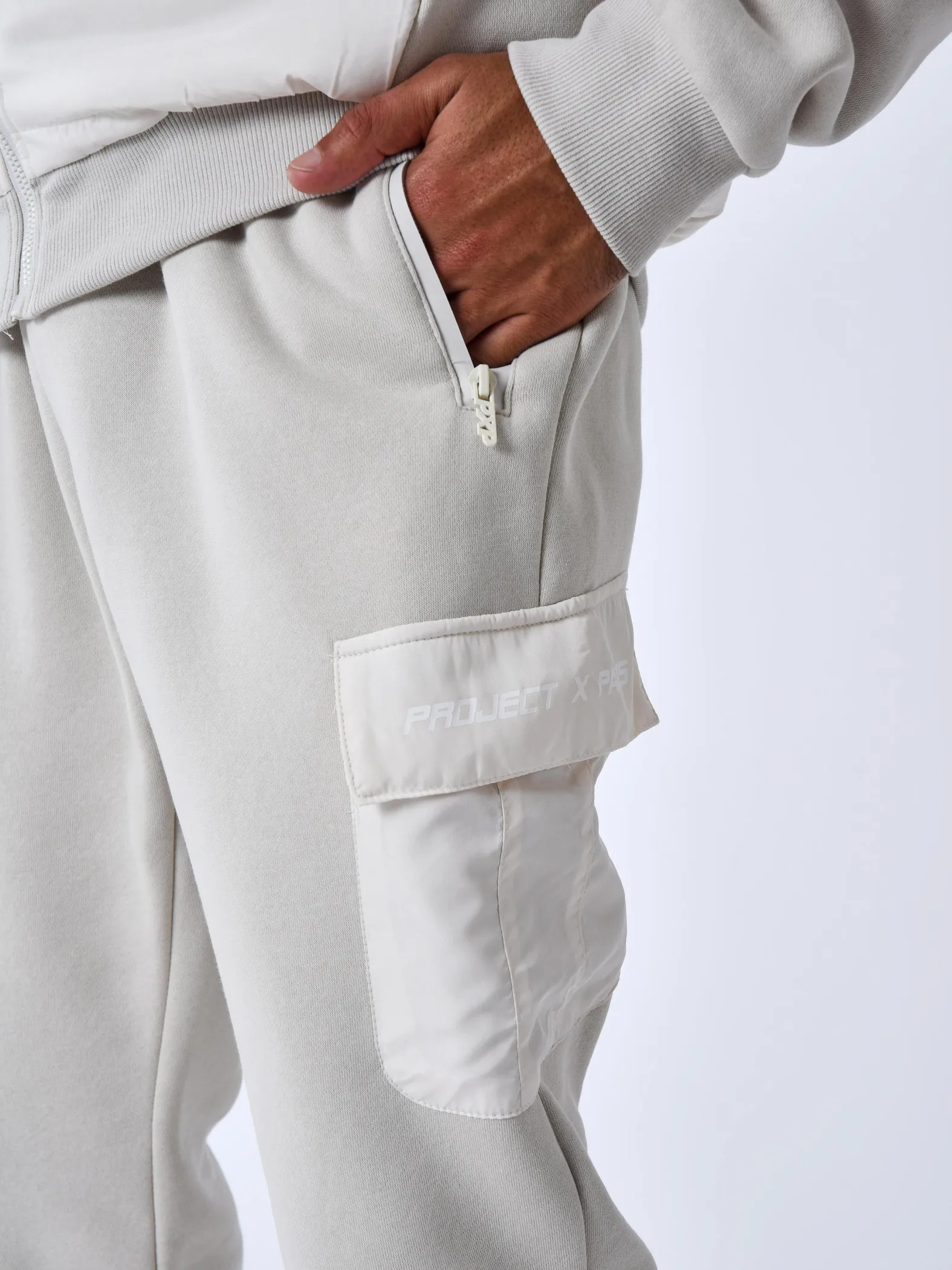 Pantalón de jogging con inserción bimaterial
