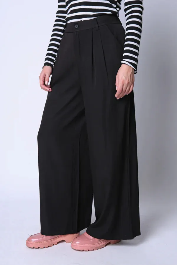 Pantalón Sastrero Dad Negro 379