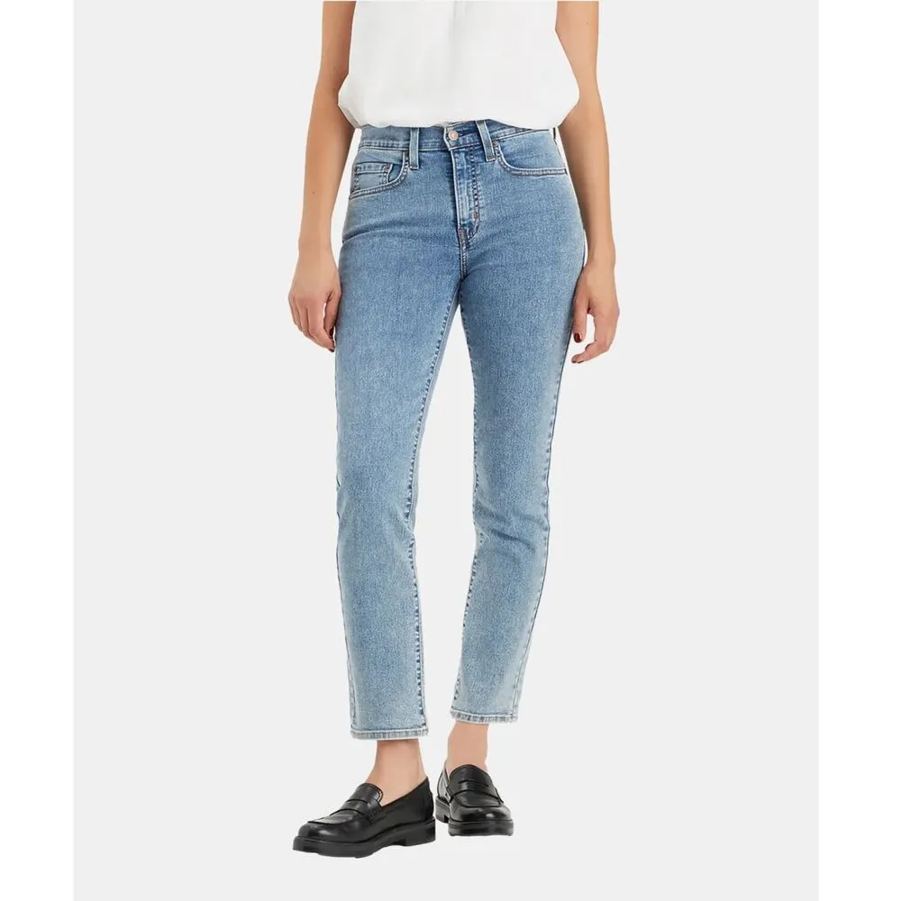 PANTALóN VAQUERO LEVIS 724 HIGHRISE STRAIGHT  AZUL CLARO W27L30