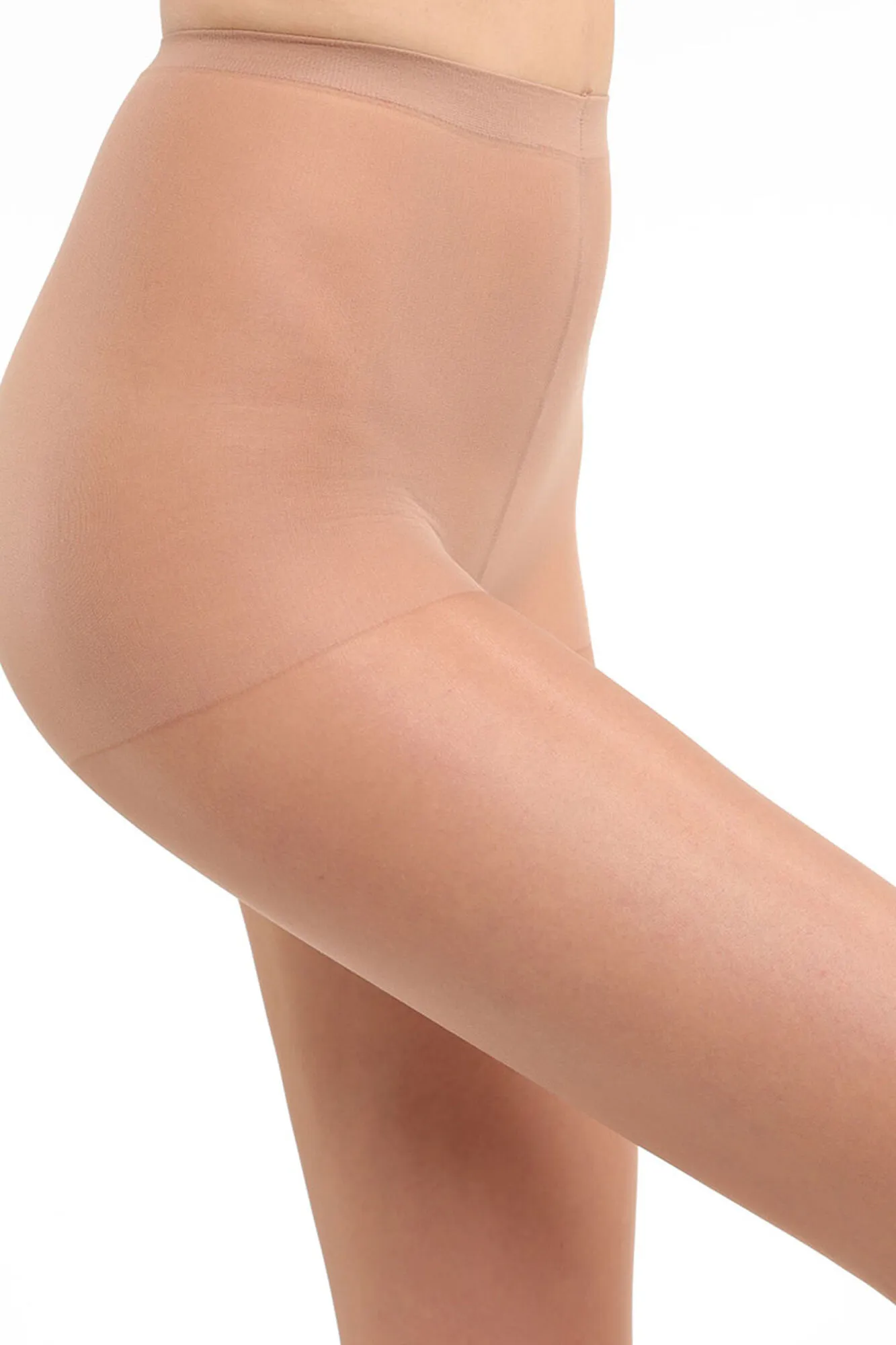 Panty con acabado satinado nude 15 DEN