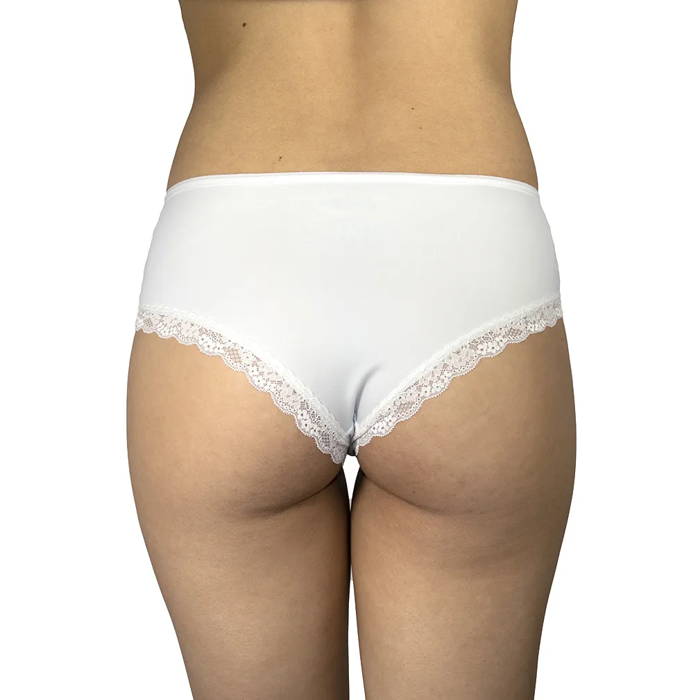 Panty tipo cheeky ribbed con transparencia