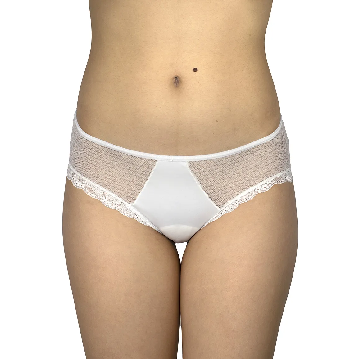 Panty tipo cheeky ribbed con transparencia