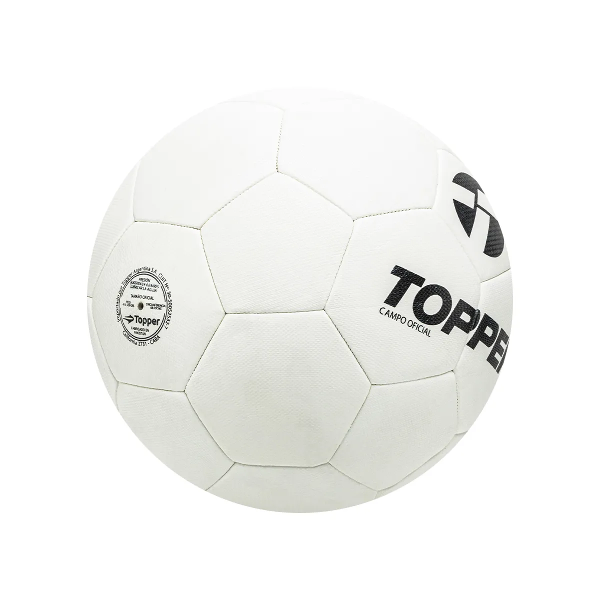 Pelota De Futbol Topper Retro II Numero 5 Blanca