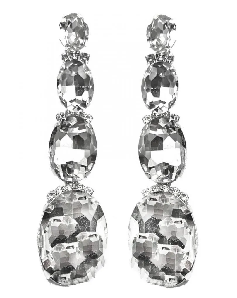 PENDIENTES LARGOS EXTRA BRILLO DE FIESTA PARA UN LOOK RADIANTE